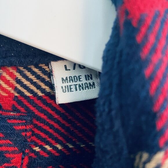 ORVIS FLANNEL SHIRT JACKET Mens XXL Red Gray Plaid Big Bear Jac Shacket Jacshirt - Picture 3 of 7